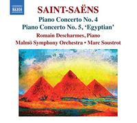 Descharmes/Malmo So/Soustrot - Camille Saint-Saëns: Piano Concertos Nos. 4 & 5