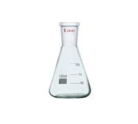 Deschem 100ml,24/40,Glass Erlenmeyer Flask,Lab Conical Bottle,Chemistry Glassware