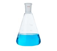 Deschem 500ml,24/40,Glass Erlenmeyer Flask,Ground Joint Conical Bottle,Lab Glassware