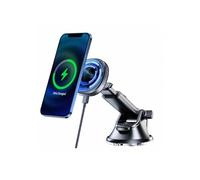 Desconocido Swissten Magnetic Car Holder with Wireless Charger 15W (MagSafe Compatible)