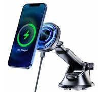 Desconocido Swissten Magnetic Car Holder with Wireless Charger 15W (MagSafe Compatible)