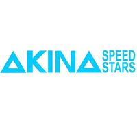 Desconocido Unknown Cut Vinyl Sticker AKINA Speed Stars 20 x 3.5 cm 20x3.5cm light blue