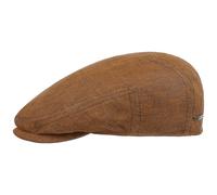 Descott Linen Flat Cap by Stetson