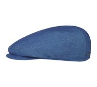 Descott Linen Flat Cap by Stetson