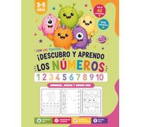 ¡Descubro y aprendo los NÚMEROS!: Actividades para aprender los números del 1 al 10 para niños de 3 a 5 años. (Los TRACITOS)