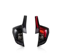 DESDE QQ Q For Fit For Jazz 2014-2017 DRL Reverse Brake Turning Signal Car Rear Tail Light Assembly Plug And Play Pair Of LED Tail Lights Driver Right Side Tail Light Rear Lamp