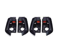 DESDE QQHH Interior Door Pull Handle NAPA For Kia For Optima For Magentis 2.4L 2.7L 2006-2010 4 pieces black/silver interior door handles front rear left right(Black)