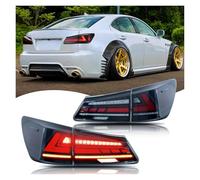 DESDE QQHH Passenger Left Side Tail Light Rear Lamp For Lexus for IS250 IS350 ISF 2006-2013 Sequential Turn Signal Black Rear Lamps Assembly LED Tail Lights