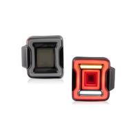 DESDE QQSQ Rear Tail Light Assembly Inner Boot For Jeep For Wrangler 2018 2019 2020 DRL Reverse Brake Turning Signal Car Rear Tail Light Assembly 2PCs Pair Of LED Lights(Smoker)