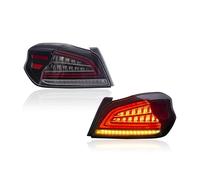DESDE QQSQ Rear Tail Light Assembly Inner Boot For Subaru For WRX 2013-2022 DRL Reverse Brake Turning Signal Car Rear Tail Light Assembly 2PCs Pair Of LED Tail Lights