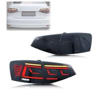 DESDEAQQFQ For VW For Jetta For MK4 IV 2015 2016 2017 2018 Start-up Animation Sequential Indicator Black Rear Lamps Assembly LED Tail Lights Rear Tail Light Assembly Inner Boot