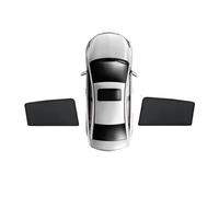 DESDEAQQHH Car Sun Shade For Jeep For Renegade 2015-2023 Windshield Sunshade Foldable Car Covers Shades Heat Insulation Auto Mesh Net Visor(2PCS Rear)