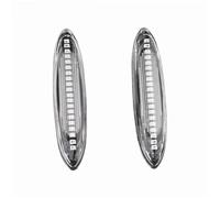 DESDEAQQHH For Toyota For Mark X For Crown For Highlander 2PCS Led Dynamic Side Marker Turn Signal Light Indicator Light(Crystal)