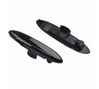 DESDEAQQHH For Toyota For Mark X For Crown For Highlander 2PCS Led Dynamic Side Marker Turn Signal Light Indicator Light(Smoked)