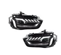 DESDEAQQSQ For A4 B8.5 2013-2016 Style Car Front Lamps Assembly Upgrade Angel Eyes LED Dual Projector Lens Passenger Left Side Tail Light Rear Lamp