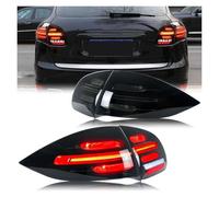 DESDEAQQSQ For Cayenne 958 92A 2011 2012 2013 2014 Sequential Turn Signal Black Rear Lamps Assembly LED Tail Lights Passenger Left Side Tail Light Rear Lamp