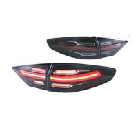 DESDEAQQSQ For For Fusion For Mondeo 2013-2016 Dynamic Animation Sequential Turn Signal Black Rear Lamps Assembly LED Tail Lights Passenger Left Side Tail Light Rear Lamp
