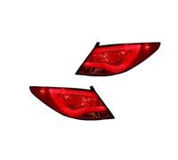 DESDEAQQSQ For Hyundai For Verna 2012-2017 LED Auto Back Lamps Upgrade Flashing Signal Light Tool Car Taillights Assembly Passenger Left Side Tail Light Rear Lamp(Red Brown one set)