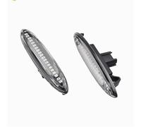 DESDEAQQSQ For Toyota For Highlander For Kluger Gsu 4 2007-2013 2x Dynamic Led Side Marker Turn Signal Lights Indicator Lamps Signal Light(Crystal)