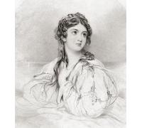 Desdemona. Principal female character from Shakespeare's play Othello. From Shakespeare Gallery published c.1840. Poster Print by Ken Welsh (13 x 15)