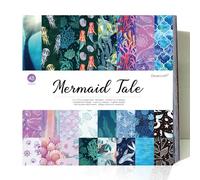Desecraft 48 Sheets 12x12 Scrapbooking Cardstock - Ocean Sea - Card Making, Journaling, Planner, Origami, Scrapbook Paper