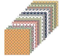 Desecraft Mandala 12x12 in Double Sided Paper Pad Scrapbook Cardstock Decorative Paper - 36 Sheets 240gsm Premium Thick - for Card Making Journaling Planner Origami Decorative