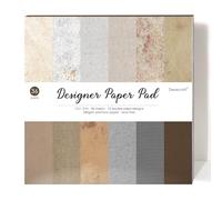 Desecraft Timeworn Textrue12x12 Scrapbooking Cardstock Decorative Paper for Card Making Background Origami Textured Decorative Scrapbook Paper Scrapbook Materials Supplies