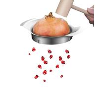 Deseeder Tool - Stainless Steel Deseder with Collecting Bowl | Easy Peeling Tool for Use of the | Anti-Slip Grip Seed Separator for Prep