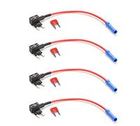 Desenda 4pcs Circuit Fuse Tap, Piggyback Blade Connector, 12V/24V 10A