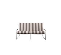 Für den Sommer: Desert Outdoor Sofa Gestell Schwarz Ferm Living Entspannung in der wärmenden Sonne oder im kühlenden Schatten, das liegt ganz bei Ihnen - wir empfehlen Ihnen zum Sitzen die Desert-Seri