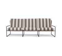 Desert 3-seater outdoor sofa Black