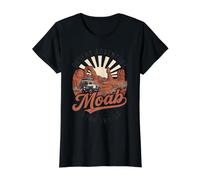 Desert Adventure Moab Off Road Utah Trails Value Graphic T-Shirt, Women, Black, XL