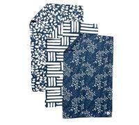 Desert Aqua || 3 Pack|| Kitchen Towels || Dish Towels || Tea Towels || Highly Absorbent || Hanging Loop || Dish Cloths || Modern || Designer Prints (Turquoise)