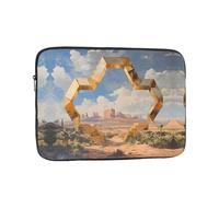 Desert Architecture Patterned Laptop Case Essential Accessory for Commuting and Office Use - 10 inch