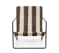 Desert Armchair Black/Off-White/Chocolate