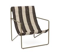 Desert Armchair Olive/Off-White/Chocolate