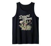 Desert Bloom Southwest Cactus Succulents Agave Prickly Pear Tank Top