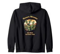 Desert Blooms Cacti at Big Bend National Park Zip Hoodie