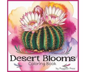 Desert Blooms Coloring Book