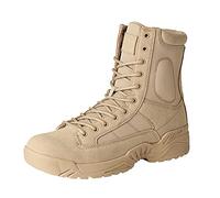 Desert Boots Ankle Support Tactical Combat Boots Walking Boots Mens Non Slip High Top Hiking Boots Smart & Protective Safety Boots Black Boots Side Zipper Easy Wear Flex & Versatile