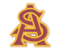 Desert Cactus Arizona State University Lapel Pin ASU Sun Devils Made of Metal for Formal Wear, Bag and Hat Jewelry, and Tie Tack, Standard size, Metal, no gemstone