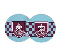 Desert Cactus Burnley FC Car Accessories Clarets Football Soccer Absorbent Sandstone Cup Coasters Licensed Product Set of 2 (Design C)