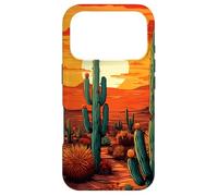 Desert Cactus Cacti Sunset Arizona Design Case for iPhone 17 Pro