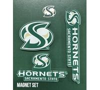 Desert Cactus Cal State Sacramento Acrylic Magnet 3 Pack Sac State Hornets Decorative Design Officially Licensed (Magnet Set A)