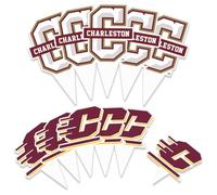 Desert Cactus Central Michigan University Cupcake Topper and Cake Toppers Set - CMU Chippewas 25 Pcs Party Supplies, Decorations and Favors