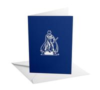 Desert Cactus Duke University 5x7 Inch Greeting Card Blue Devils Single Folded Cardstock with Envelope Party Celebration Officially Licensed (5x7 Card E - Blank)