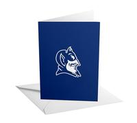 Desert Cactus Duke University 5x7 Inch Greeting Card Blue Devils Single Folded Cardstock with Envelope Party Celebration Officially Licensed (5x7 Card A - Thank You)
