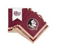 Desert Cactus Florida State University Disposable Napkins Seminoles FSU 20 Count 2 Ply 13 inch Square Party Celebration (Design A)