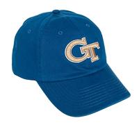 Desert Cactus Georgia Tech Baseball Hat Yellow Jackets GT Institute of Technology Brimmed Embroirderd Hats Cap Adjustable Cloth Strap Adult (Style A1), Blue, One size
