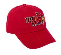 Desert Cactus Illinois State University Baseball Hat Embroidered Cap, Red, One size